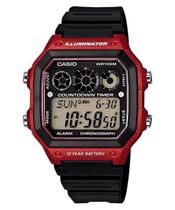 Relógio CASIO masculino digital AE-1300WH-4AVDF