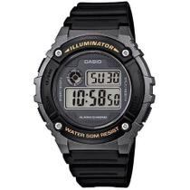 Relógio CASIO masculino digital cinza W-216H-1BVDF