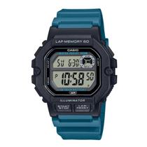 Relógio Casio Masculino Digital Lap Memory Preto-Azul WS-1400H-3AVDF