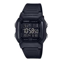 Relógio casio masculino digital negativo w-800h-1bvdf