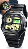 Relógio Casio Masculino Digital Original Esportivo Cronômetro Alarme Resistente à Água 100m