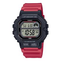 Relógio Casio Masculino Digital Preto-Vermelho WS-1400H-4AVDF