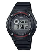 Relógio CASIO masculino digital preto W-216H-1AVDF
