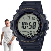 Relógio Casio Masculino Digital Pulseira Extra Longa Preto AE-1500WHX-1AVDF Relógio Casio Masculino Digital Pulseira Extra Longa Preto AE-1500WHX-1AVDF