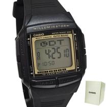 Relógio Casio Masculino Digital Vintage Data Bank DB-36-9AVDF