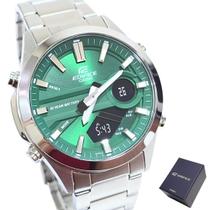 Relógio Casio Masculino Edifice Anadigi Prateado EFV-C120D-3ADF
