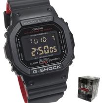 Relógio Casio Masculino G Shock Digital Preto Vermelho DW-5600UHR-1DR