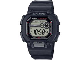 Relógio Casio Masculino Illuminator Preto W737H 1AVDF W-735H Relógio Casio Masculino Illuminator Preto W737H 1AVDF W-735H