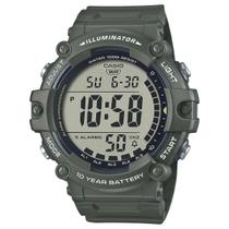 Relógio CASIO masculino Illuminator verde AE-1500WHX-3AVDF