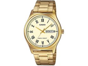 Relógio CASIO masculino MTP-V006G-9BUDF Relógio CASIO masculino MTP-V006G-9BUDF