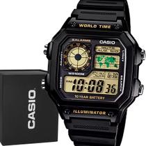 Relógio Casio Masculino Original Digital Prova Dágua Preto