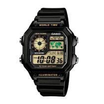 Relógio Casio Masculino Preto Digital AE-1200WH-1BVDF