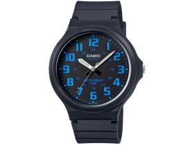 Relógio CASIO masculino preto MW-240-2BVDF