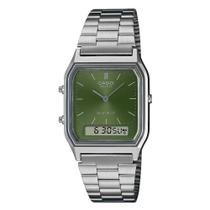 Relógio Casio Masculino Ref: Aq-230a-3amqy Anadigi Prateado
