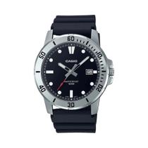 Relógio Casio para homens negócios moda pulseira de resina atmosférica à prova d'água MTP-VD01-1E
