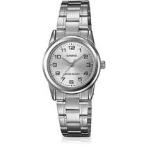 Relogio Casio Prata Feminino LTP-V001D-7BUDF Relogio Casio Prata Feminino LTP-V001D-7BUDF