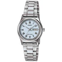 Relógio Casio Prata Feminino LTP-V006D-2BUDF