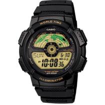 Relógio Casio Standard Digital World Time Ae1100w-1bvdf