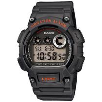 Relógio CASIO Super Illuminator masculino cinza W-735H-8AVDF