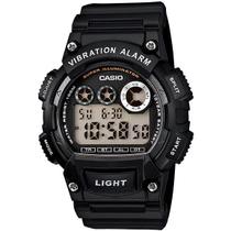 Relógio CASIO Super Illuminator masculino preto W-735H-1AVDF