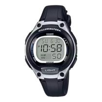 Relogio Casio Unisexx pequeno digital prata e preto lw-203