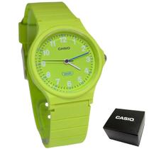 Relógio Casio Unissex Analógico Pop Verde Neon Lq-24B-3Bdf