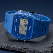 Relógio Casio Unissex Digital Azul F-91WB-2A1DF Relógio Casio Unissex Digital Azul F-91WB-2A1DF