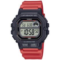 Relógio CASIO unissex digital vermelho WS-1400H-4AVDF Relógio CASIO unissex digital vermelho WS-1400H-4AVDF