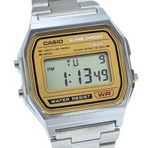 Relógio Casio Unissex Digital Vintage Prateado A158WEA-9DF