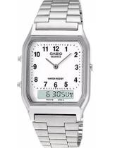 Relógio casio unissex vintage aq-230a-7bmq