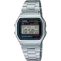 Relógio Casio Vintage A158WA-1DF Alarme Cronômetro