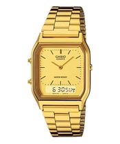 Relógio Casio Vintage Anadigi AQ-230GA-9DMQ Dourado