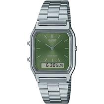 Relógio Casio Vintage AQ-230A-3AMQYDF Alarme Cronômetro Relógio Casio Vintage AQ-230A-3AMQYDF Alarme Cronômetro