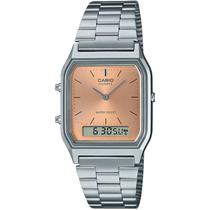 Relógio Casio Vintage AQ-230A-4AMQYDF Alarme Cronômetro Relógio Casio Vintage AQ-230A-4AMQYDF Alarme Cronômetro
