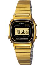Relógio CASIO VINTAGE feminino digital dourado LA670WGA-1DF