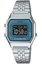 Relógio CASIO VINTAGE feminino digital prata LA680WA-2BDF