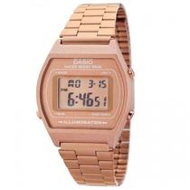 Relógio CASIO VINTAGE feminino digital rosê B640WC-5ADF