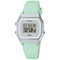 Relógio CASIO Vintage feminino verde LA680WEL-3DF