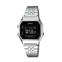 Relógio Casio Vintage Prata Feminino LA680WA-1BDF-SC