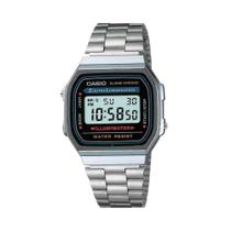 Relógio Casio Vintage Prata Unissex A168WA-1WDF-BR Relógio Casio Vintage Prata Unissex A168WA-1WDF-BR