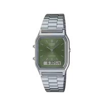 Relógio Casio Vintage Prata Unissex AQ-230A-3AMQY