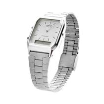 Relógio Casio Vintage Prata Unissex AQ-230A-7AMQYDF-SC Relógio Casio Vintage Prata Unissex AQ-230A-7AMQYDF-SC