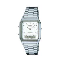 Relógio Casio Vintage Prata Unissex AQ-230A-7DMQ