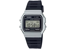 Relógio Casio Vintage Preto Unissex F-91WM-7ADF-SC