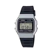 Relógio Casio Vintage Preto Unissex F-91WM-7ADF-SC