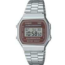 Relógio CASIO VINTAGE unissex analógico A168WA-5AYDF