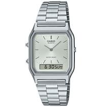 Relógio CASIO VINTAGE unissex analógico AQ-230A-7AMQYDF
