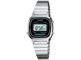 Relógio Casio Vintage Unissex Prata LA670WA-1DF-SC