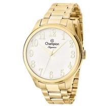 Relógio Champion Cn27518W Feminino Dourado Mostrador Branco
