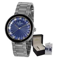 Relógio Champion Cristal Vidro Lapidado Feminino de Pulso Relógio Champion Cristal Vidro Lapidado Feminino de Pulso